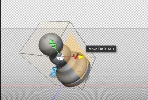 Photoshop 3D Move widgets