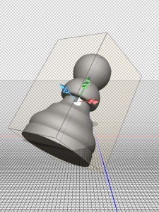 Photoshop 3D object selected