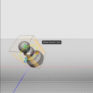Photoshop 3D Rotation on y axis